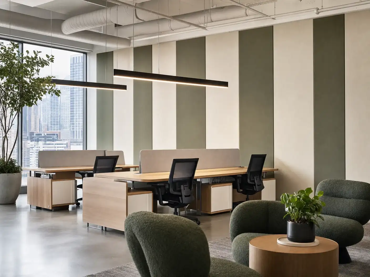 Fabric-wrapped acoustic panels